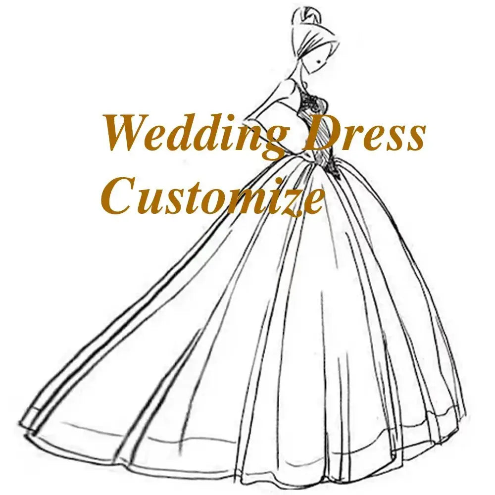 Customized Sexy Wedding Dresses Deep V Neck Long Sleeves Bridal Gowns A-Line Chiffon with Backless Lace