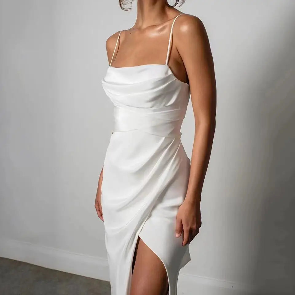 Customized Simple Sexy Wedding Dresses Boho Bridal Gowns