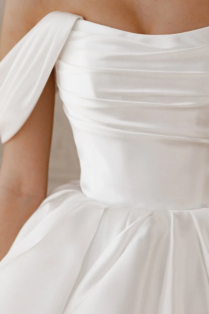 Elegant Short Wedding Prom Party Dresses Evening Gowns