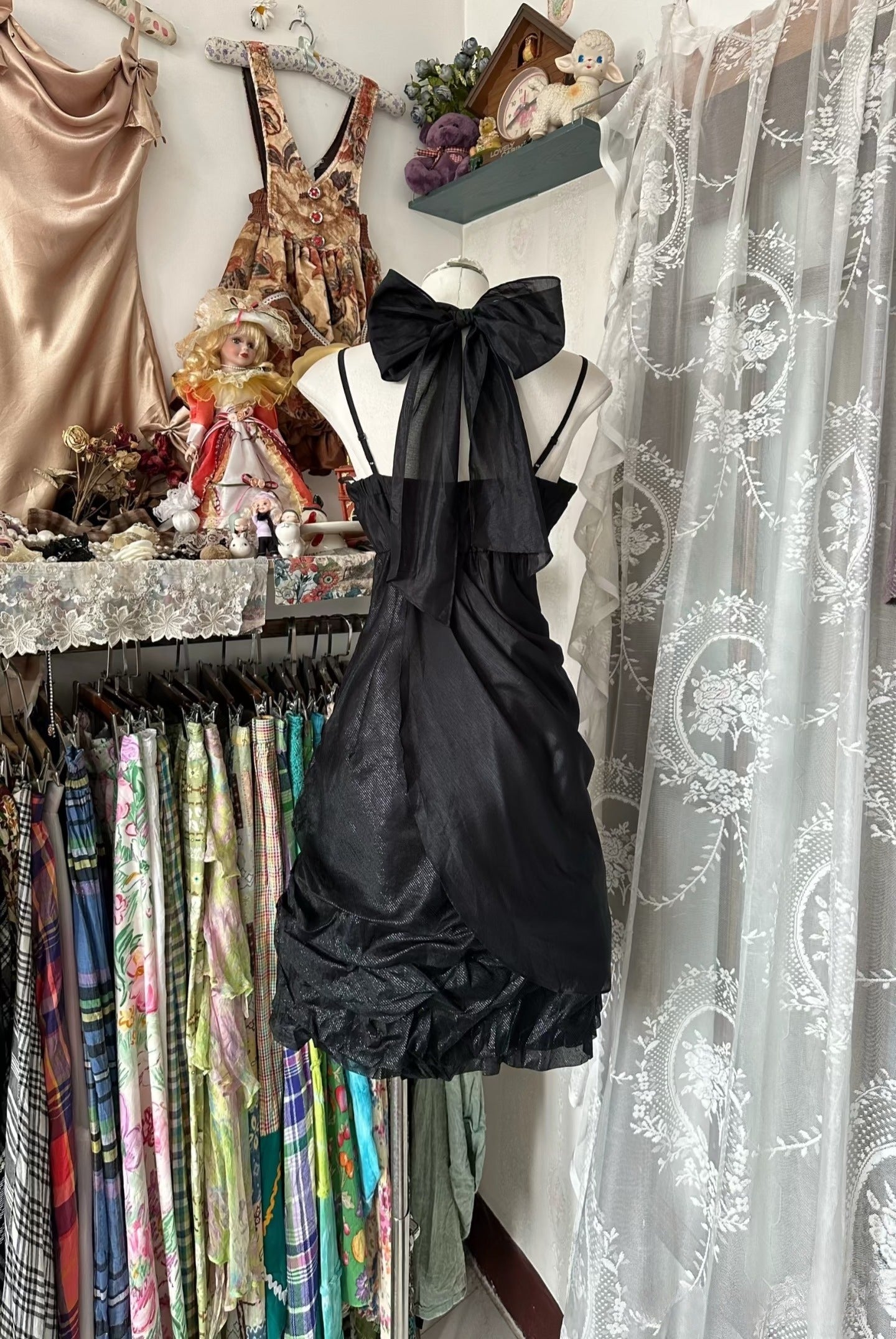 Vintage Fashion A Line Black Short Length Homecoing Birthday Dress Prom Dresses SD1883