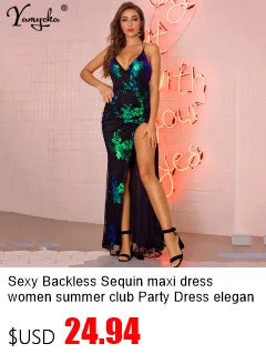 Sexy Elegant Luxury Wedding Evening Long Dresses for Women Rhinestone Prom Party Dresses Summer Dress