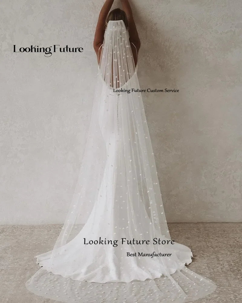 Sexy Mermaid Wedding Dress V-Neck Open Back Beach Gown