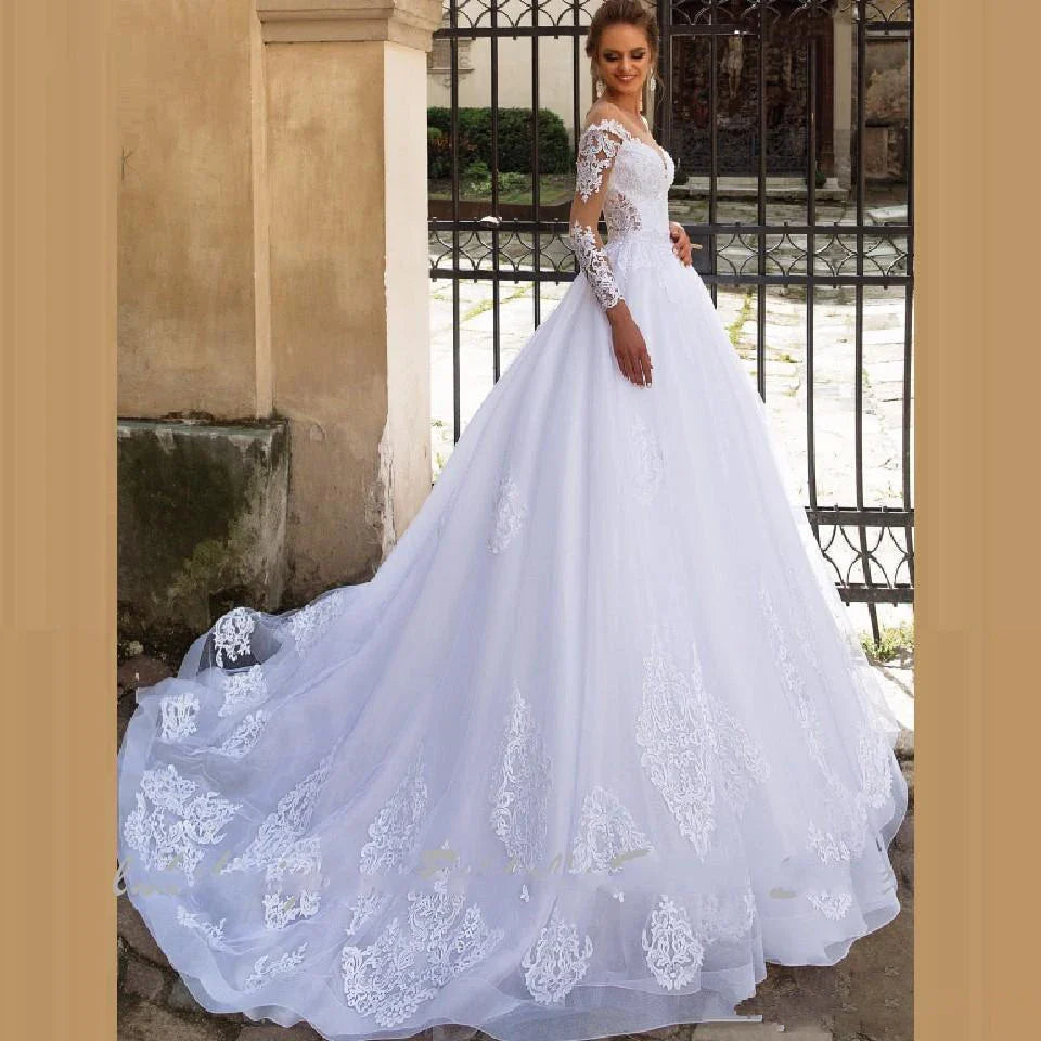 Two Piece Short Wedding Dresses With Detachable Train Lace Beach Bride