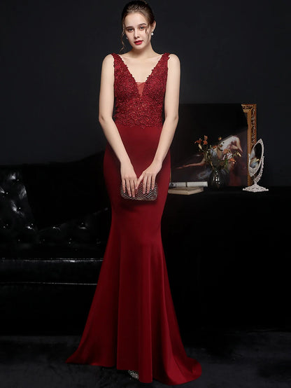 Sexy Elegant Luxury Wedding Evening Long Dresses for Women Rhinestone Prom Party Dresses Summer Dress