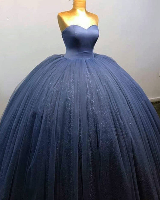 Silver Wedding Dresses Sweetheart Ball Gown
