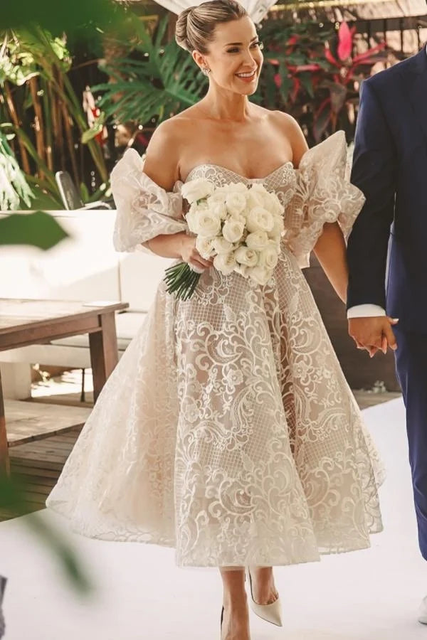Sweetheart  Aline Wedding Dress Sleeveless Lace Dress