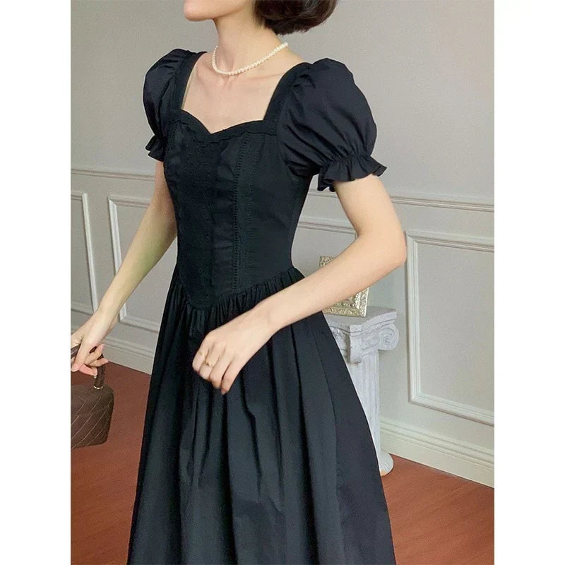 Retro Sweet Short Sleeve Birthday Party Dress HZ1024