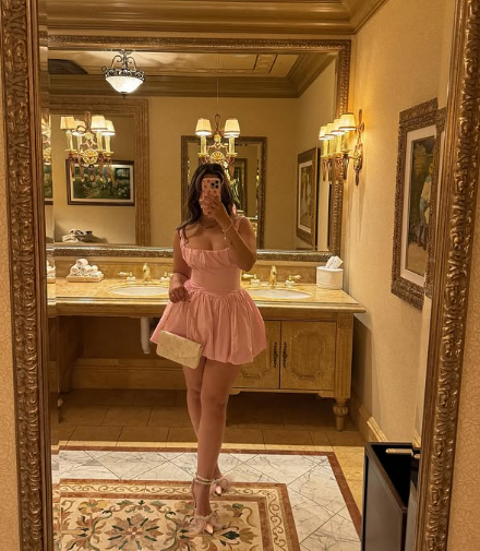 Pretty Pink A-line Strap Mini Party Dress Homecoming Dress HZ1024