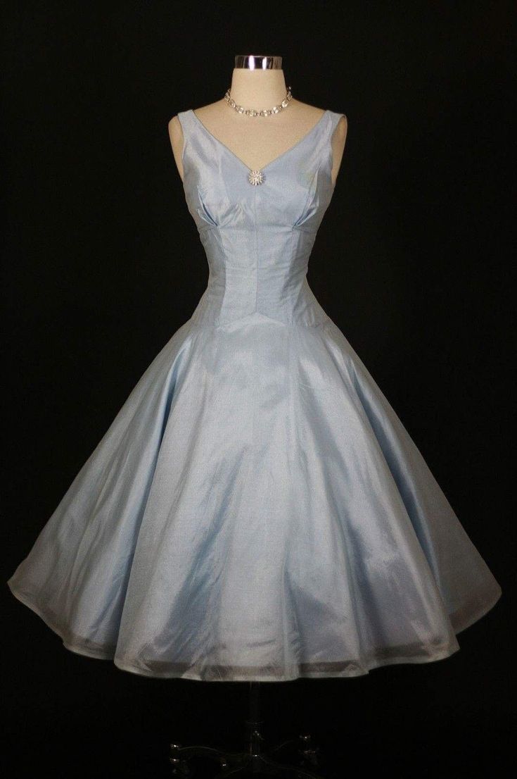 Simple Blue A-line V-neck Sleeveless Mini Party Dress Homecoming Dress HZ1024
