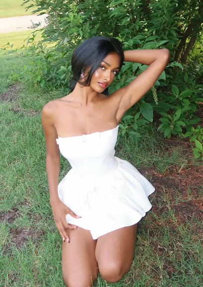 Chic White A-Line Strapless Bow Mini Party Dress Homecoming Dress HZ1024