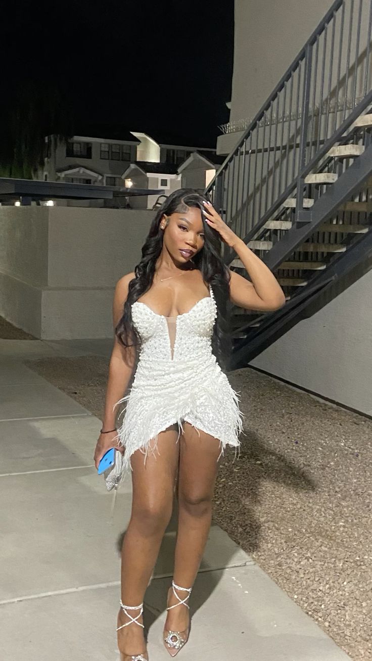 Sexy White Strapless Bodycon Party Dress Homecoming Dress HZ1024