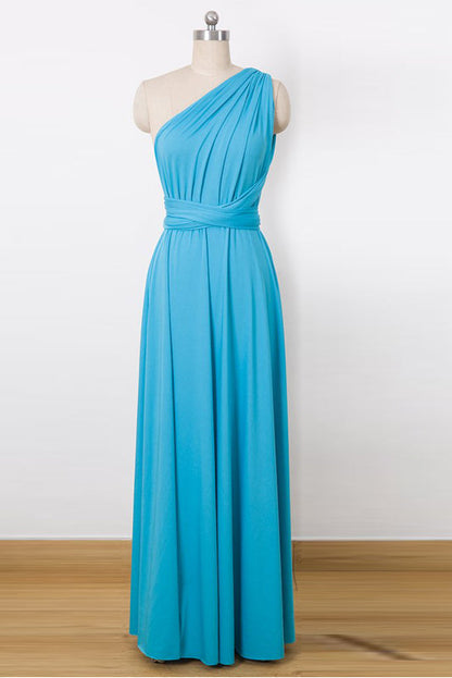 A-Line/Princess Sleeveless Convertible Bridesmaids Dresses