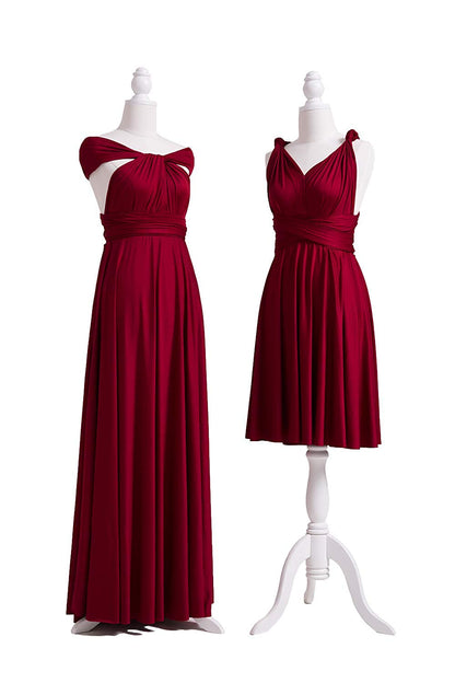 Off-the-Shoulder Convertible Long Bridesmaids Dresses