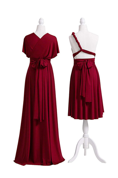 Off-the-Shoulder Convertible Long Bridesmaids Dresses