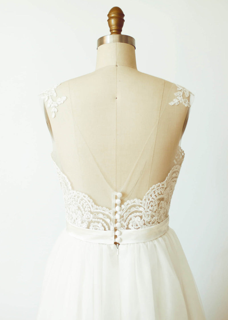 Floor-Length  A-Line/Princess Sweetheart Wedding Dresses