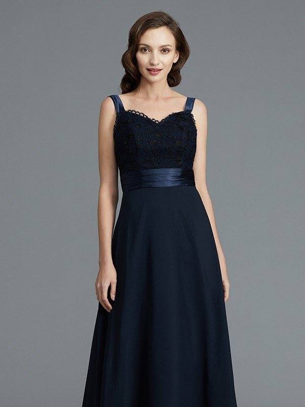 A-Line/Princess Sweetheart Sleeveless Chiffon Ankle-Length Mother of the Bride Dresses - RongMoon