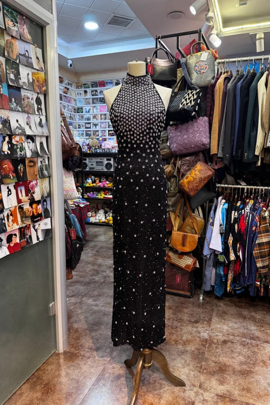 Vintage Dress Exquisite Beaded Long Dress gh6762