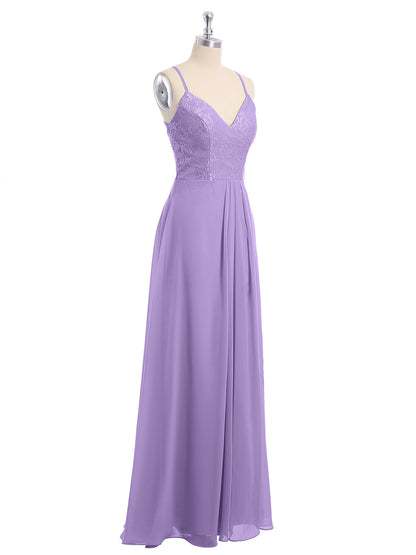 Lace Bodice Chiffon Skirt Dresses with Slit Tahiti