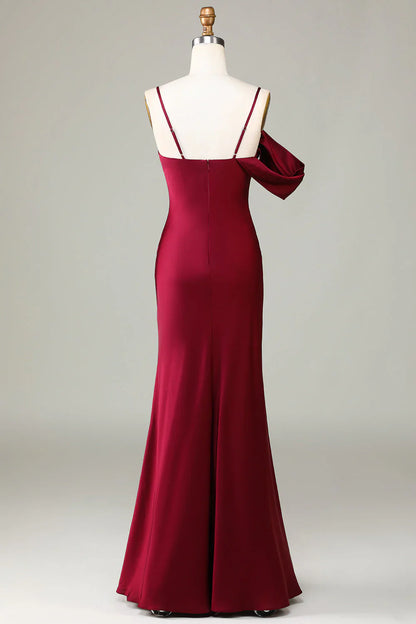Fish Tail Sleeveless Cabemi Long Bridesmaid Dress