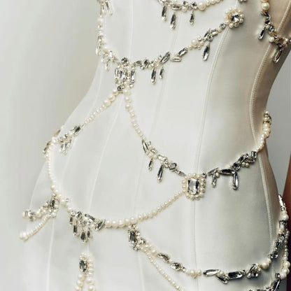 Girlhomeshops-Black/white/green Fashion Satin Exquisite Beading Short Homecoming Dress Birthday Party Dress gh5388