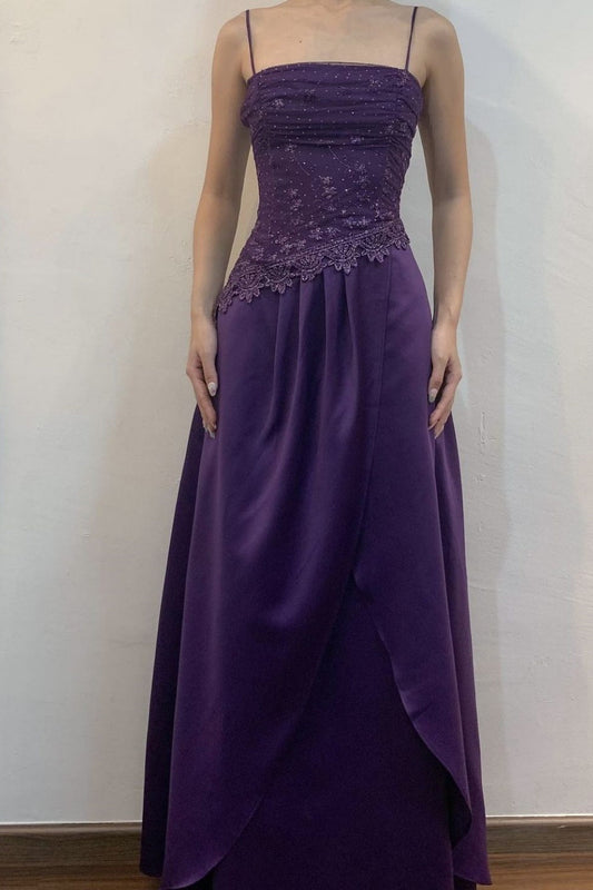 Retro long gown Prom gown Graduation gown gh6683