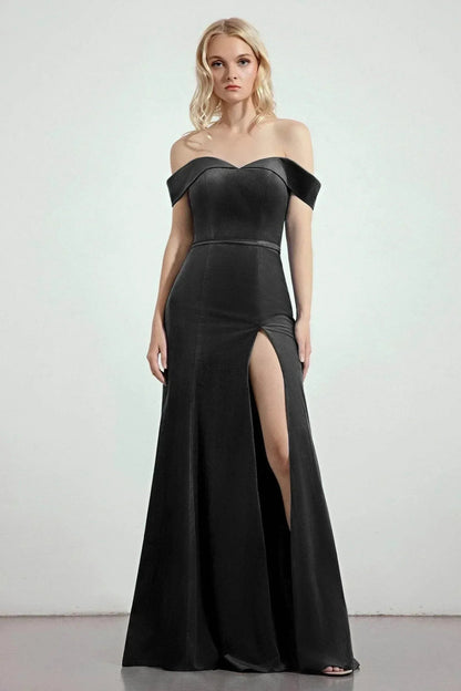 Trumpet-Mermaid Sweep-Brush Train Bridesmaid Dress Formal Dresses CB0271PS