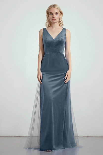 Sheath-Column Floor Length Bridesmaid Dress Formal Dresses CB0275