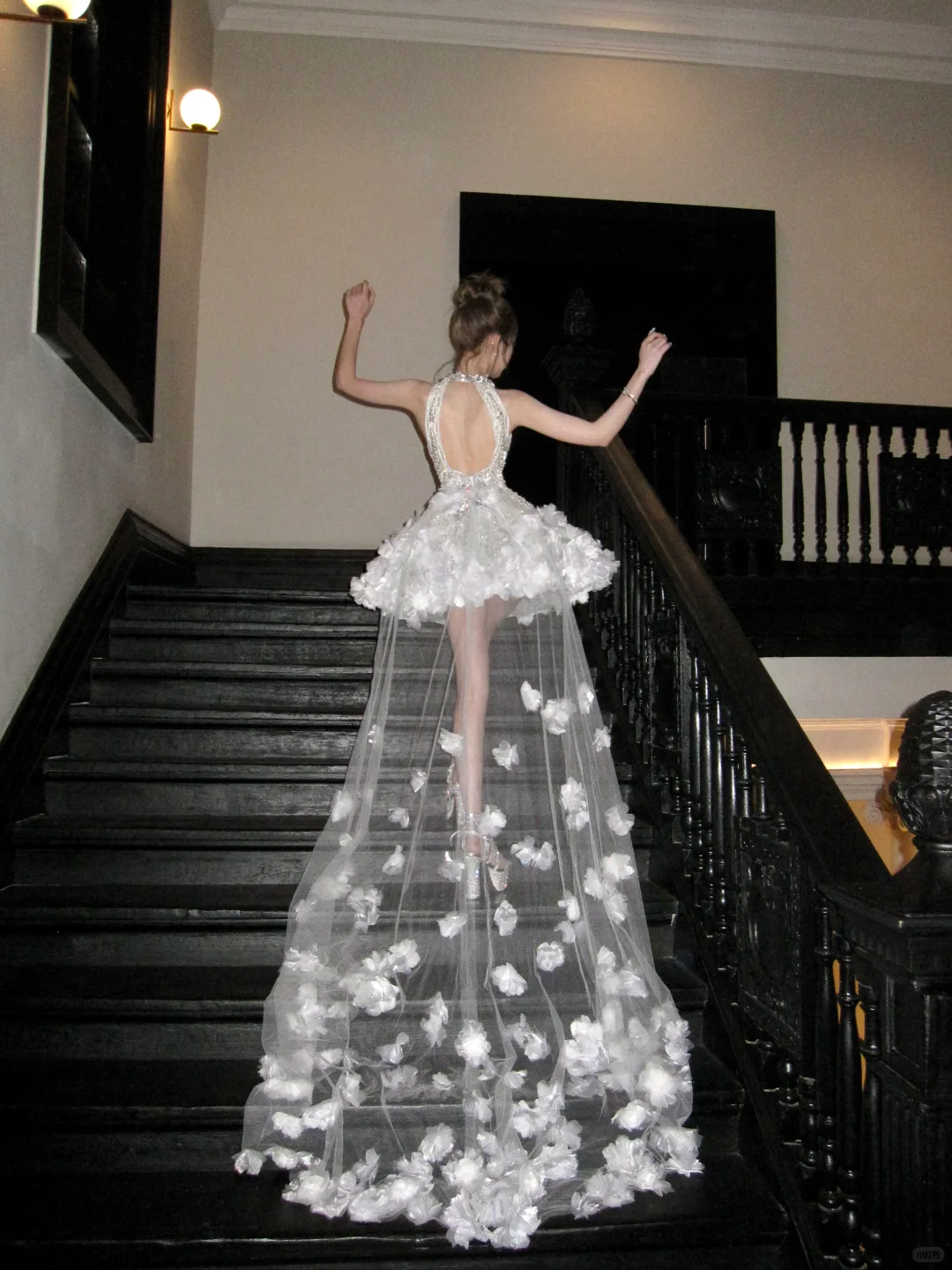 Gorgeous Glittering Silvery Beaded Sequined A-Line Halter Dress Design Party Dress Homecoming Dress HZ1024