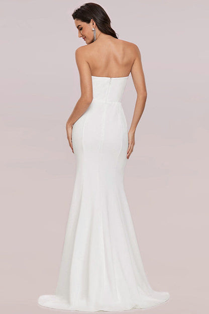 Chic Sweetheart Mermaid Long Wedding Dress