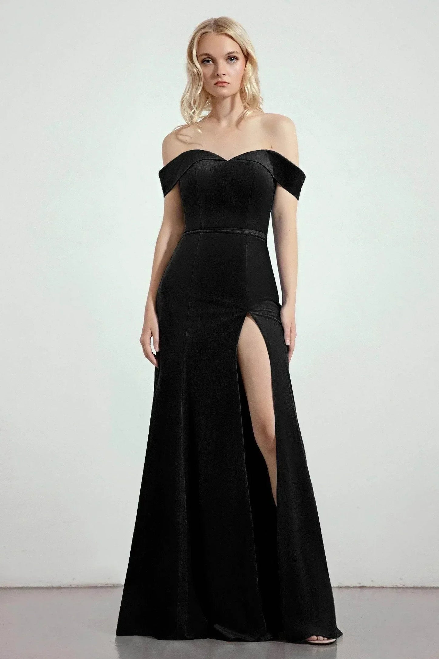 Trumpet-Mermaid Sweep-Brush Train Bridesmaid Dress Formal Dresses CB0271
