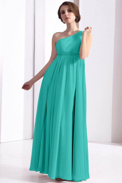 Sheath Floor Length Chiffon Bridesmaid Dress COSF1300D