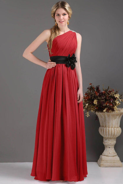 Sheath-Column Floor Length Bridesmaids Dress COSF14001
