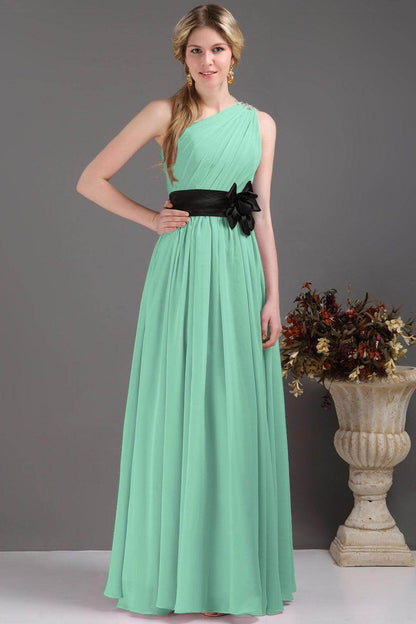 Sheath-Column Floor Length Bridesmaids Dress COSF14001
