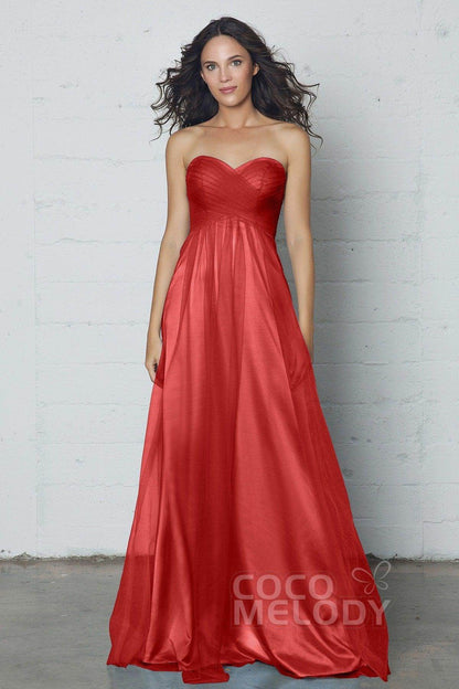Sheath-Column Floor Length Tulle Dress COZF17016