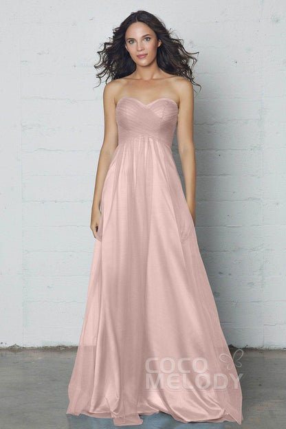 Sheath-Column Floor Length Tulle Dress COZF17016
