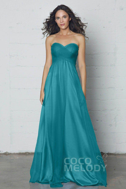 Sheath-Column Floor Length Tulle Dress COZF17016