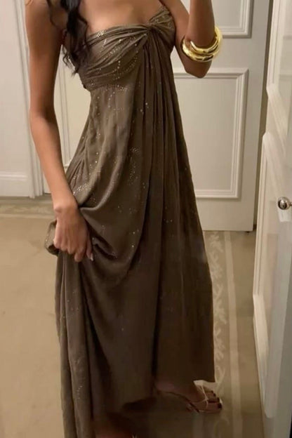 Matcha Green Sweet Exquisite Beading Long Chiffon Elegant Floor Length Ball Gown Evening Gown Party Dress Prom Dress gh3771