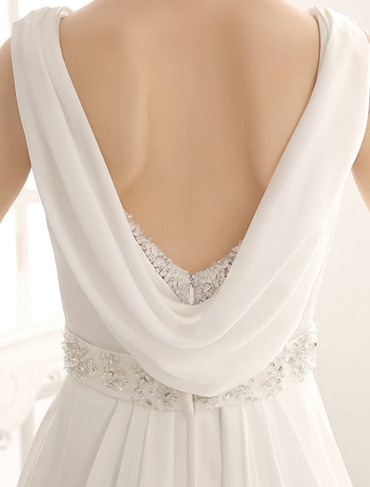 Exclusive Pleated Satin Aline Wedding Dress With Train