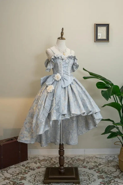 Girlhomeshops-Pink dress, purple dress, blue dress, ivory dress, short dress, lolita dress, sweet dress, cute dress gh5140