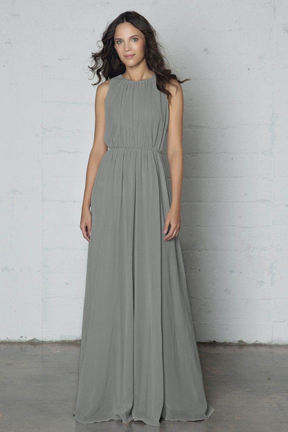 Sheath-Column Floor Length Chiffon Dress PR17020
