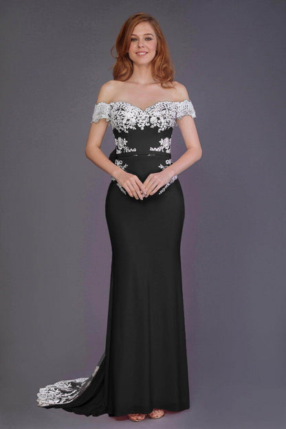 Mermaid Sweep Train Knitted Fabric Bridesmaid Dress PR3491
