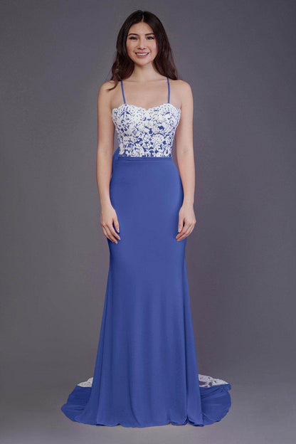 Mermaid Sweep Train Knitted Fabric Bridesmaid Dress PR3565