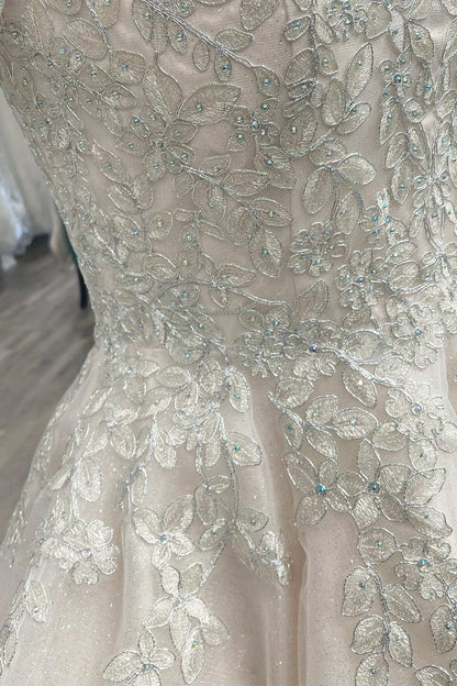 Princess White Appliques A-Line Short Homecoming Dress