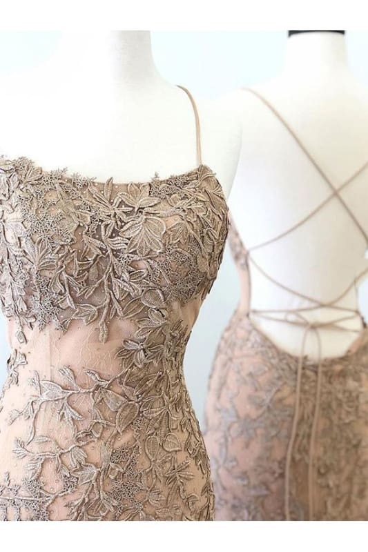 Sexy Mermaid Prom Criss Cross Back Evening Dresses Hot Selling Long Formal Dress