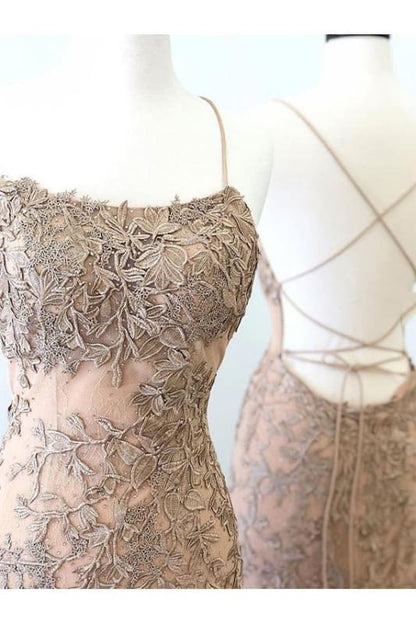Sexy Mermaid Prom Criss Cross Back Evening Dresses Hot Selling Long Formal Dress