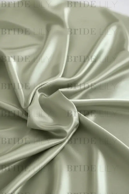 Simple Prom Dress Long With Spaghetti Straps Front Slit Satin Evening Dress