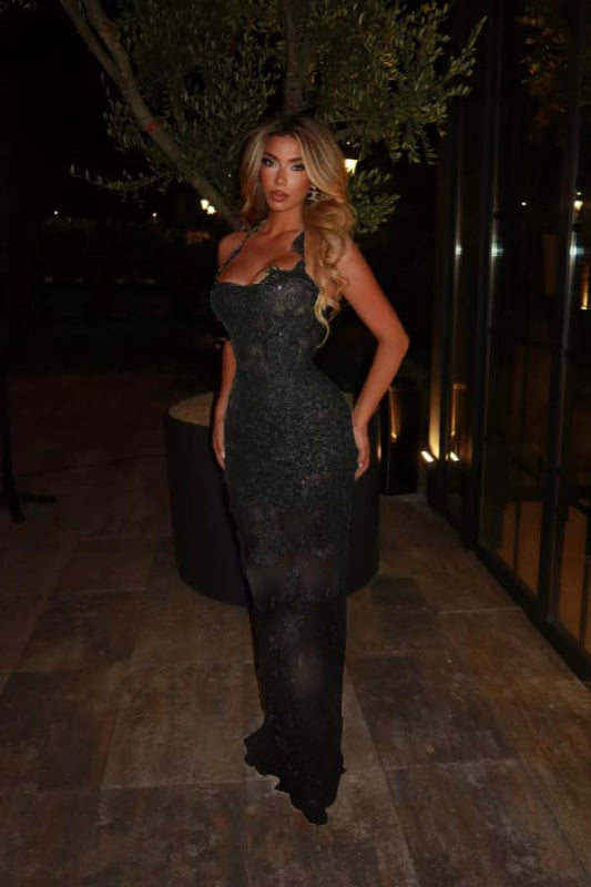 Sleeveless Lace Mermaid Prom Dress Sweetheart Evening Dress