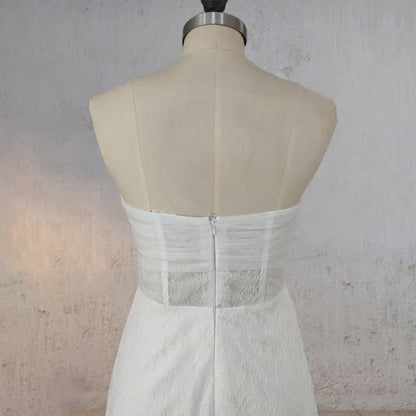 A-Line Sweetheart Strapless Enchantment Wedding Dress